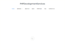Tablet Screenshot of phpdevelopmentservices.com